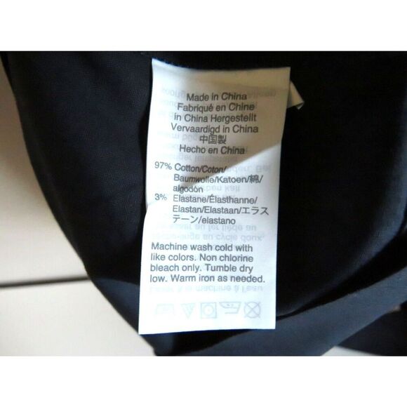 J Crew Blue Dress Women's Size 4 Navy Cotton Bow Dress - Picture 10 of 12